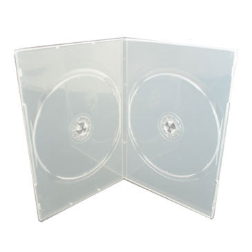 7mm Slim Double DVD Case, Clear