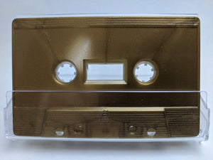 Metallic Gold Tab Out 32 Minutes (16.0 Min. per side) Type I Normal Bias Master Audio Cassette Sonic - 25 Pack
