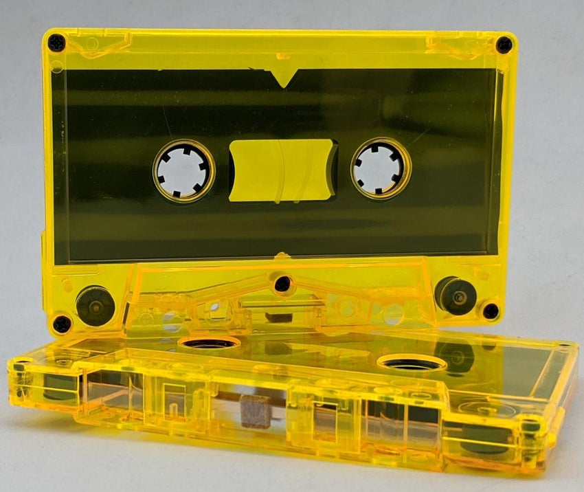 Yellow Orange Tint Tab In 30 Minutes (15.0 Min. per side) Type I Normal Bias Master Audio Cassette 5 Screws - 25 Pack