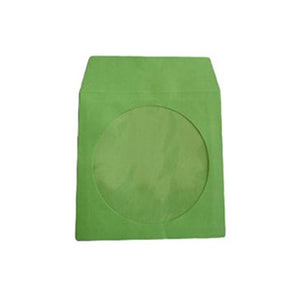 Green CD Paper Sleeve with Window