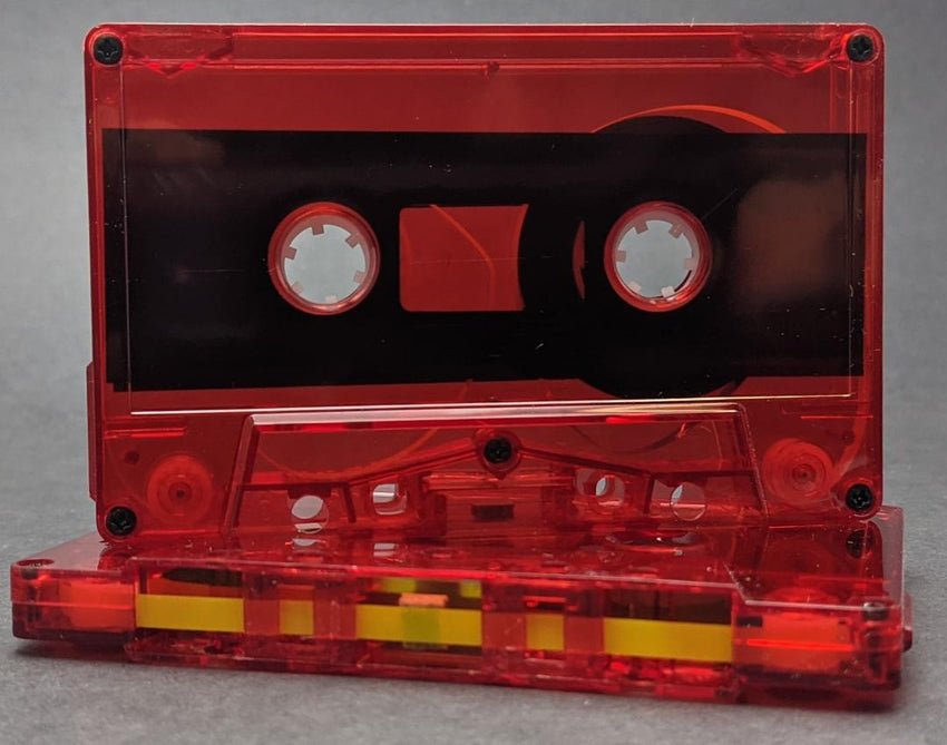 Red Tint Tab Out 64 Minutes (32.0 Min. per side) Type I Normal Bias Master Audio Cassette Sonic - 25 Pack
