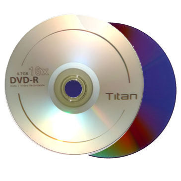 Titan DVD-R 16X 4.7GB Logo Branded