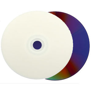 Titan DVD-R 16X 4.7GB White Inkjet Hub Printable Clear Hub