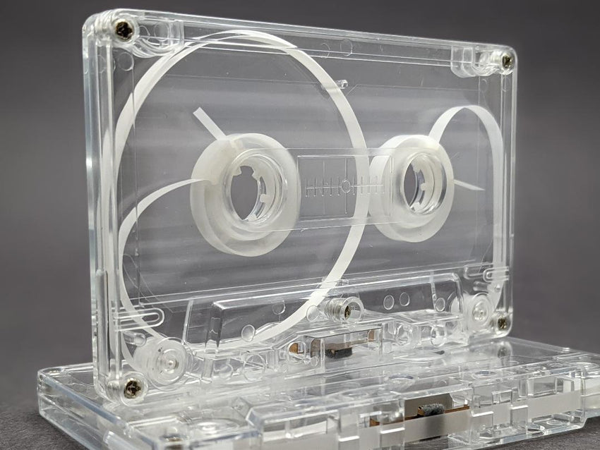 Transparent Tab In Type I Normal Bias Master Audio Cassette 5 Screws - 25 Pack