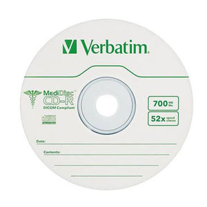 Verbatim 94736 MediDisc CDR Branded/ Thermal Printable, 10 Pack